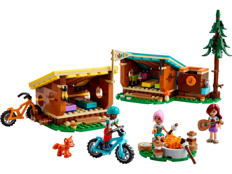 LEGO Friends Adventure Camp Cozy Cabins 437 Piece Set - British product