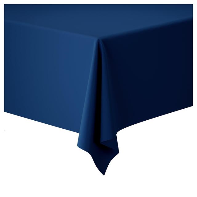 Dark Blue Dunicel Table Cover 118x180cm GOODS M&S   