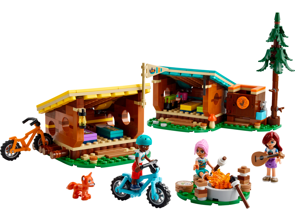 LEGO Friends Adventure Camp Cozy Cabins 437 Piece Set - British product