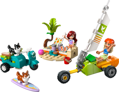 Lego LEGO Friends Surfing Dogs and Scooter Adventure Building Set 113 Pieces- Buy online at McGrocer