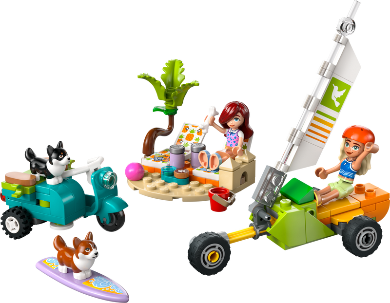 LEGO Surfing Dogs Scooter Adventure 113 Pieces (British brand)