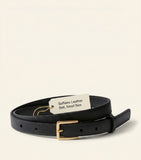 Prada Saffiano leather Triangle belt, imported from the UK