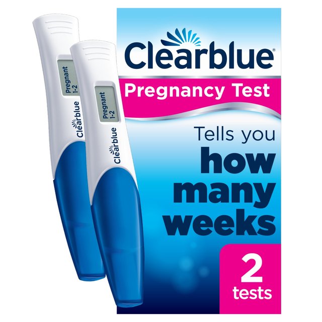 Clearblue Digital Early Detection Pregnancy Test   2 per pack GOODS M&S   