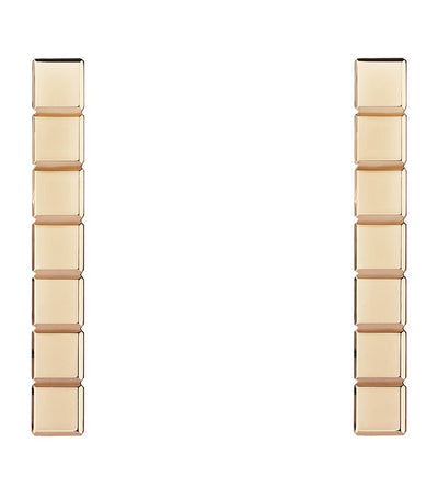 Harrods Chopard Ice Cube Rose Gold Earrings- Buy online at McGrocer