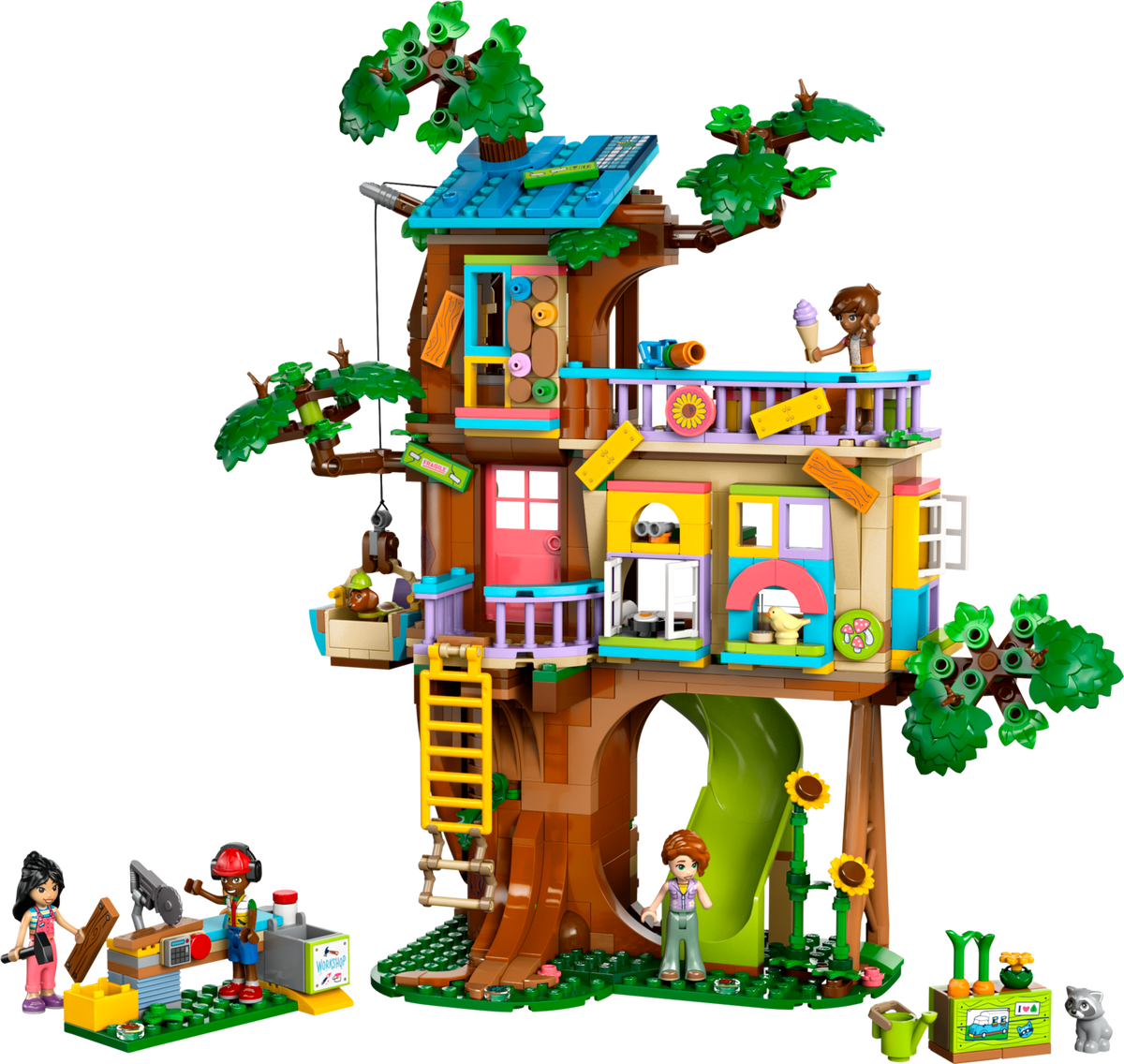 LEGO Friends Tree House Hangout Building Set 701 Pieces - British product