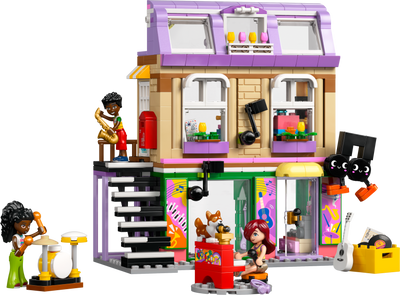 Lego LEGO Friends Music Store & Apartment Building Set 483 Pieces- Buy online at McGrocer