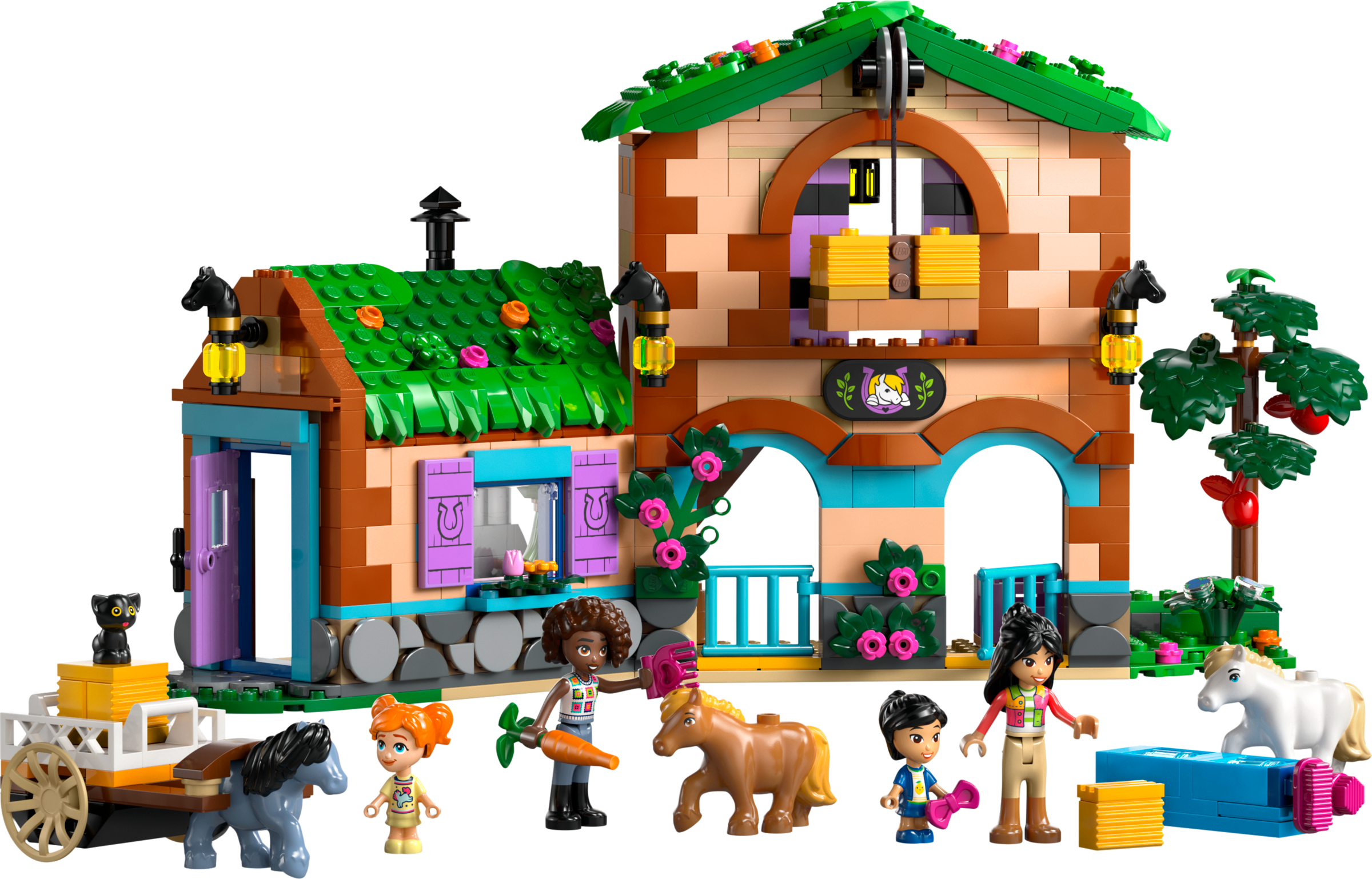 LEGO Friends Pony Ranch Building Set 727 Pieces, imported from the UK