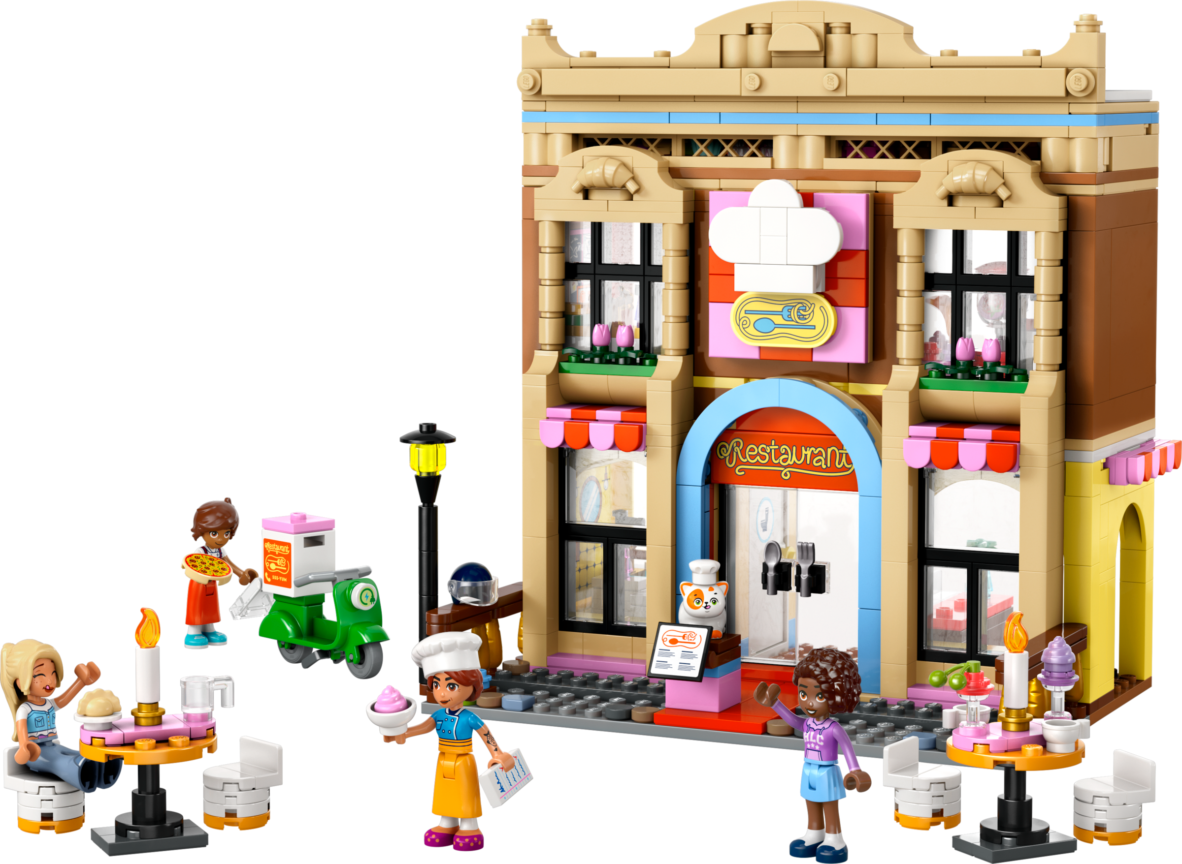 LEGO Friends Restaurant Set 896 Pieces, imported from the UK