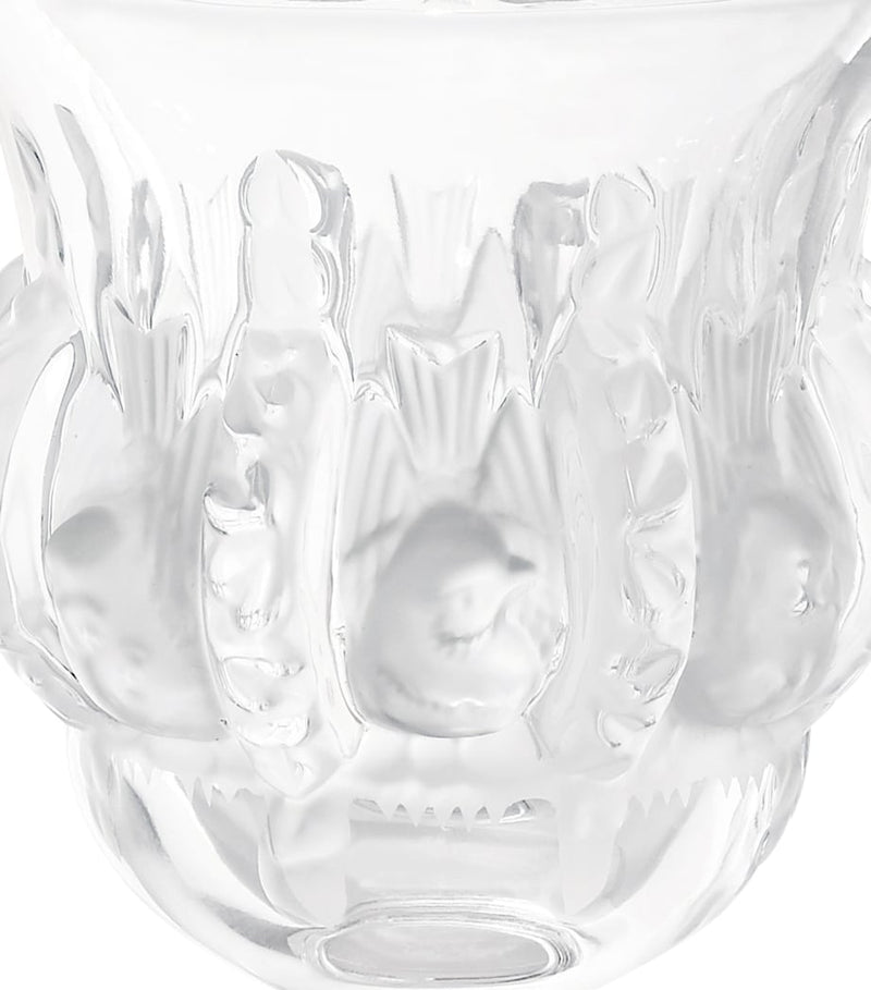 Lalique Dampierre vase 12.5cm, UK version