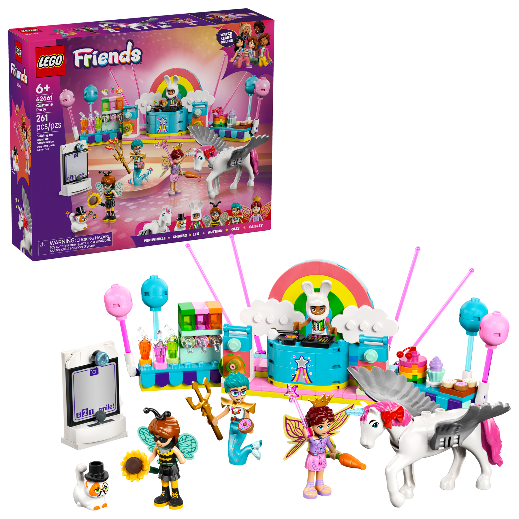 LEGO Friends Costume Party Unicorn Fairy 261 pieces - British product
