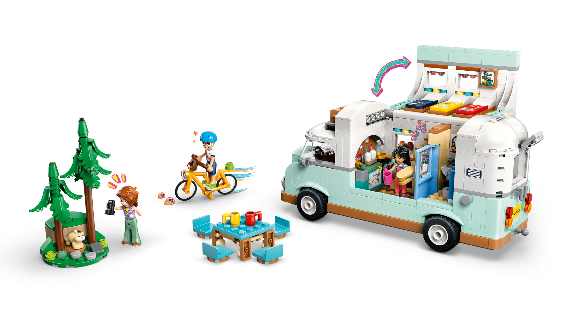 LEGO Friends Friendship Camper Van 778 Pieces - British product