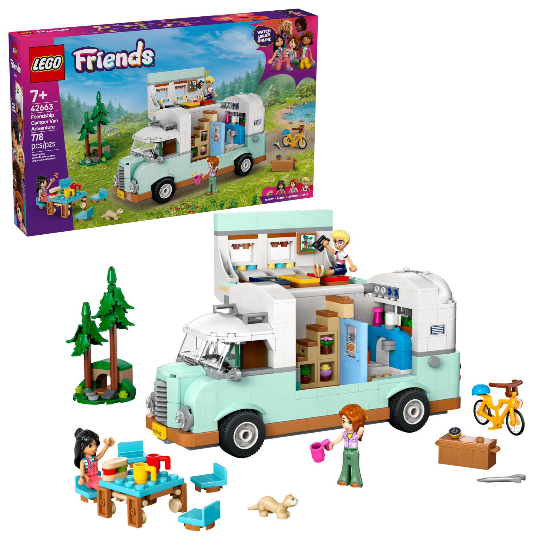 LEGO Friends Friendship Camper Van 778 Pieces - British product