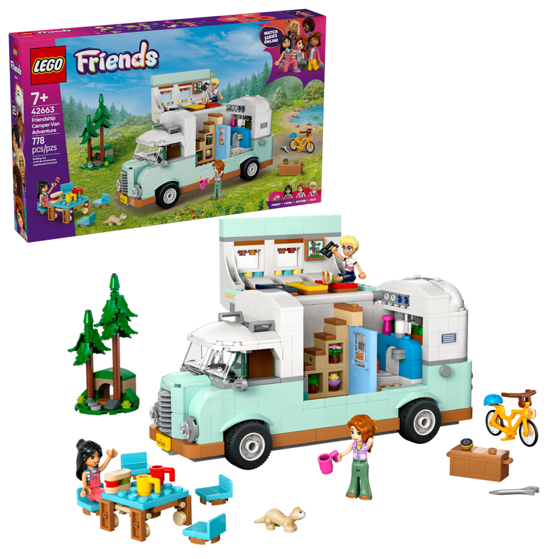 LEGO Friends Friendship Camper Van 778 Pieces - British product
