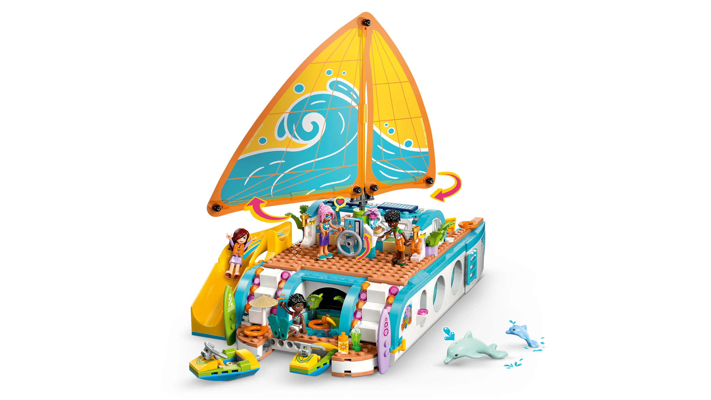 LEGO Friends Travel Boat Adventure 685-piece set (British brand)