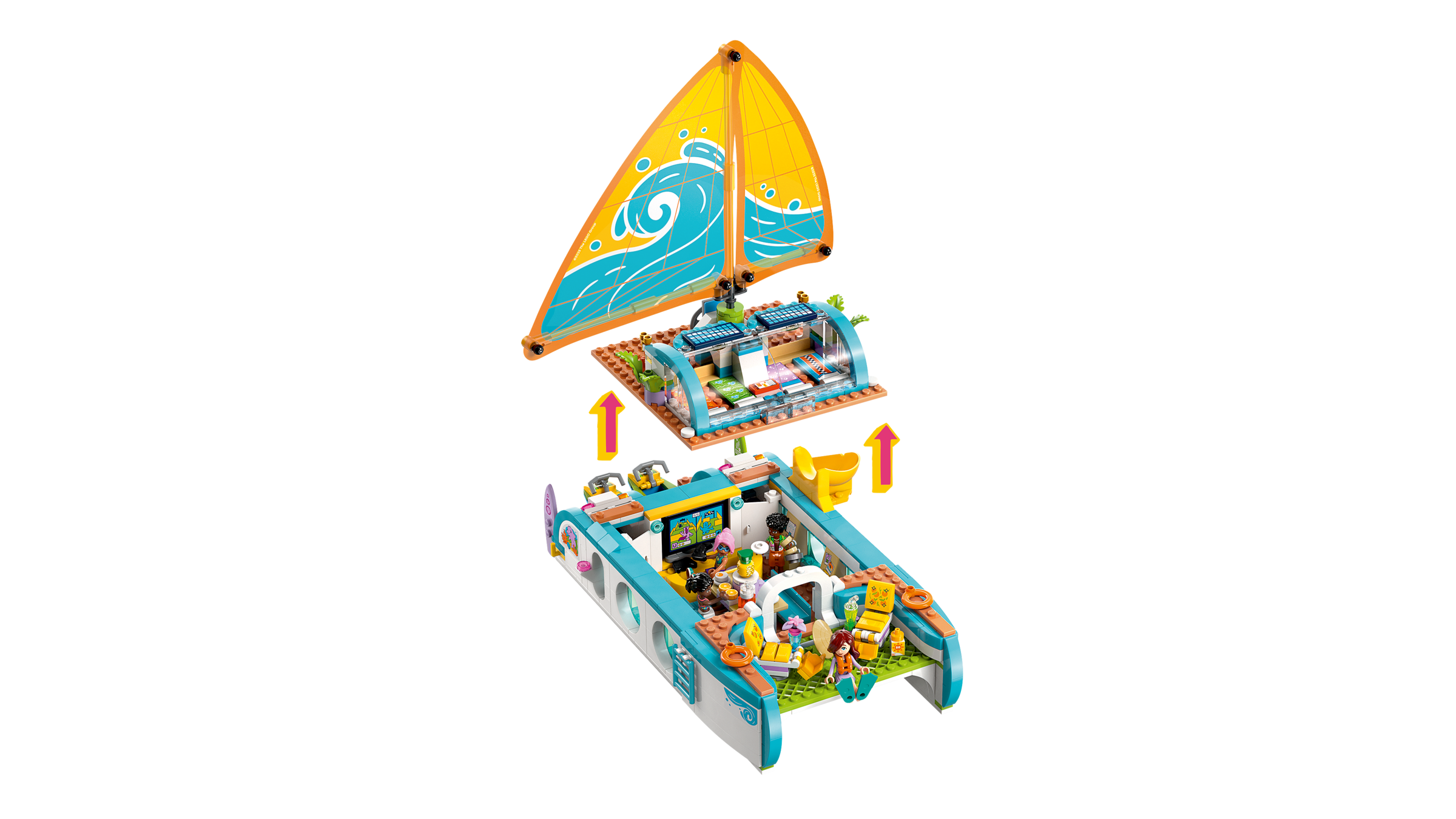 LEGO Friends Travel Boat Adventure 685-piece set (British brand)