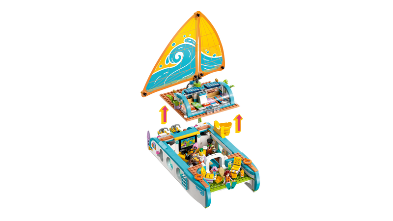 LEGO Friends Travel Boat Adventure 685-piece set (British brand)