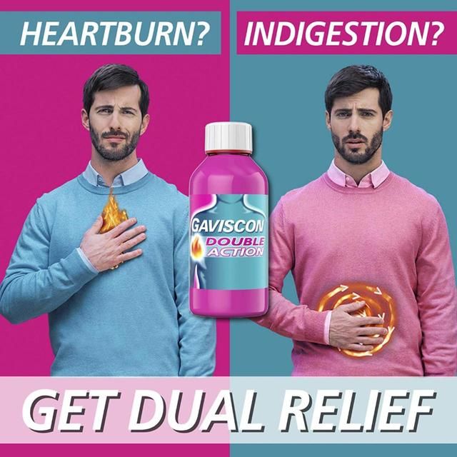 Gaviscon Double Action Liquid Heartburn Indigestion Mint   300ml GOODS M&S   