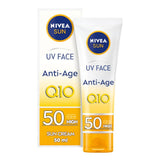 NIVEA SUN UV Face SPF 50 Sun Cream Q10 Anti-Age   50ml GOODS M&S   