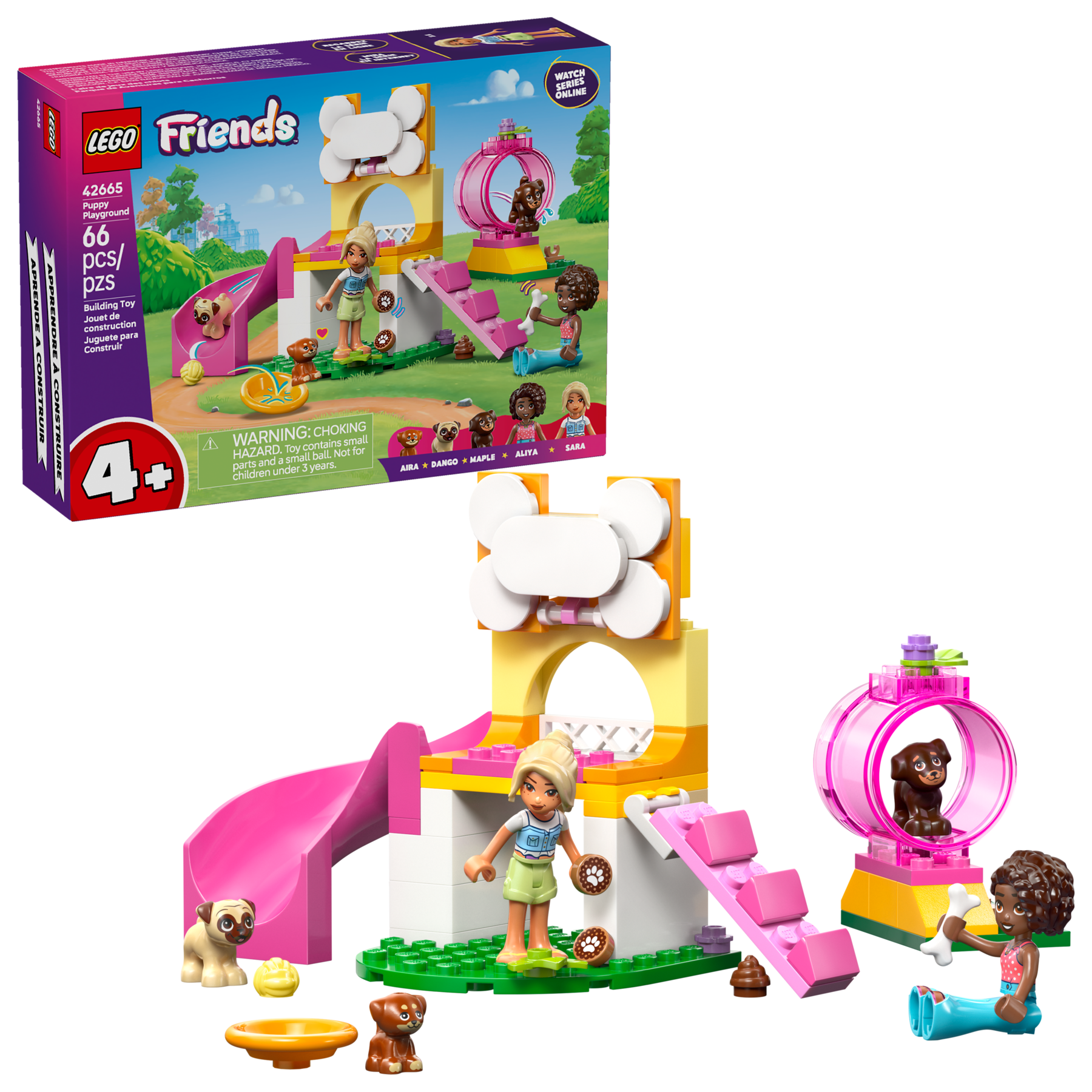 LEGO Puppy Playground 66 Pieces, imported from the UK