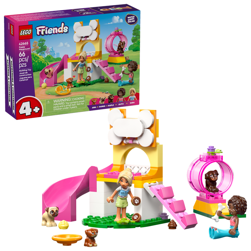LEGO Puppy Playground 66 Pieces, imported from the UK