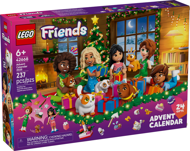 LEGO Friends Advent Calendar 2025 Building Set 237 pieces, UK version