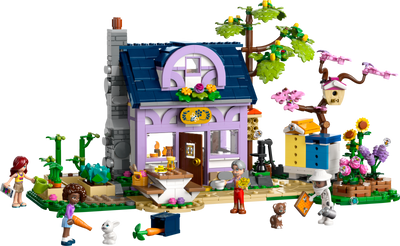 Set LEGO La maison des apiculteurs et le jardin fleuri Friends 1161 pièces