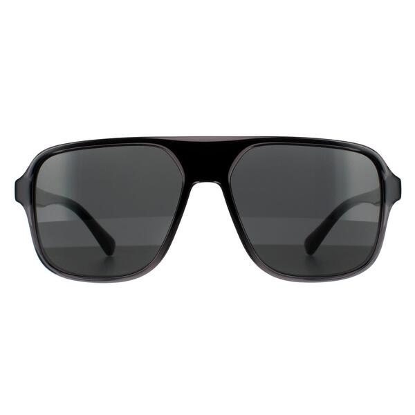 Dolce & Gabbana DG6134 pilot sunglasses black acetate - British product