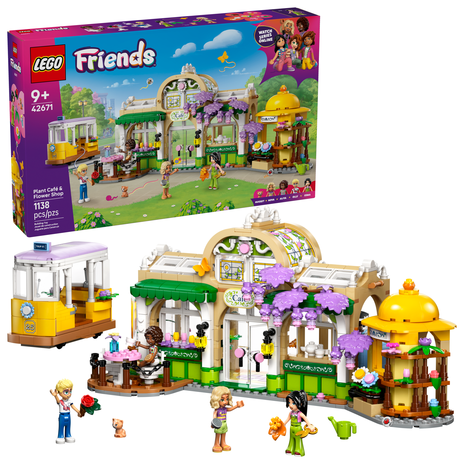 LEGO Friends Plant Cafe and Flower Shop set - British product