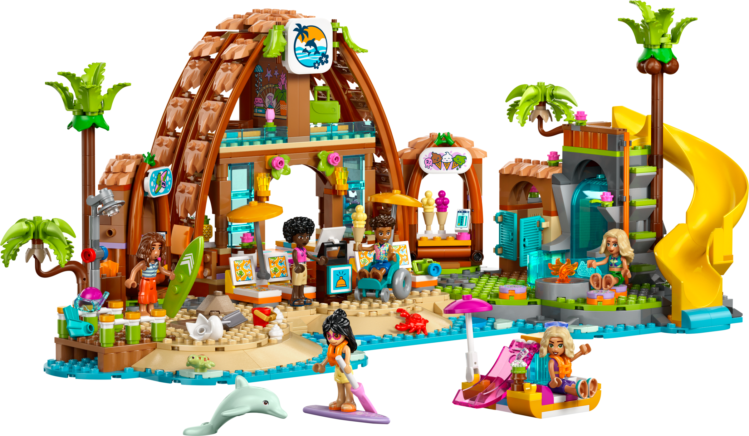 LEGO Friends Family Vacation Beach Resort building set 1140 pieces - British product