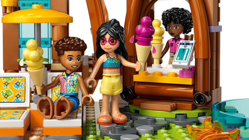LEGO Friends Family Vacation Beach Resort building set 1140 pieces - British product