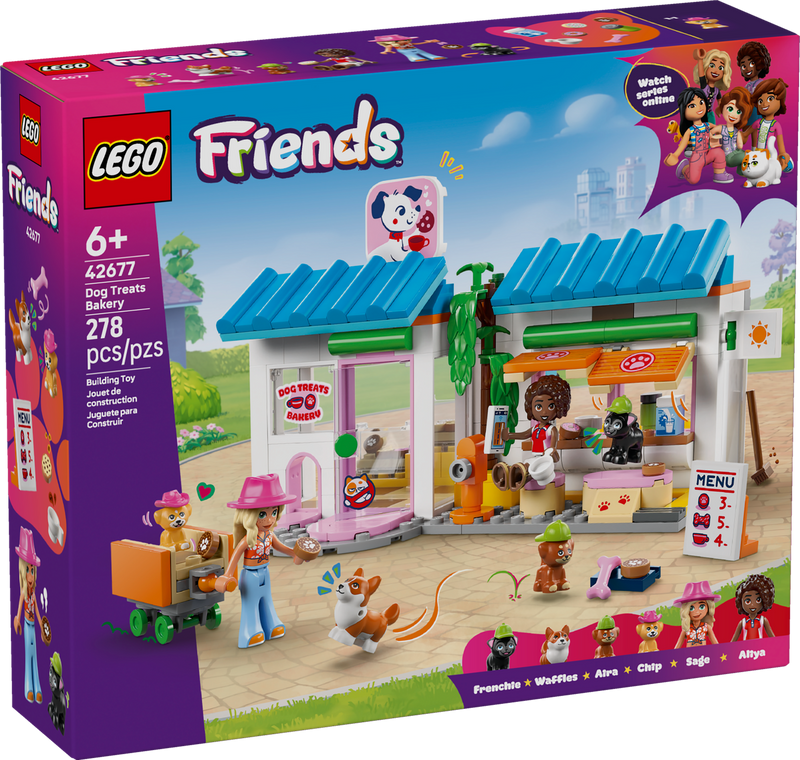 LEGO Friends Dog Treats Bakery building set 278 pieces - British product