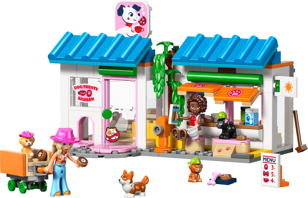LEGO Friends Dog Treats Bakery building set 278 pieces - British product