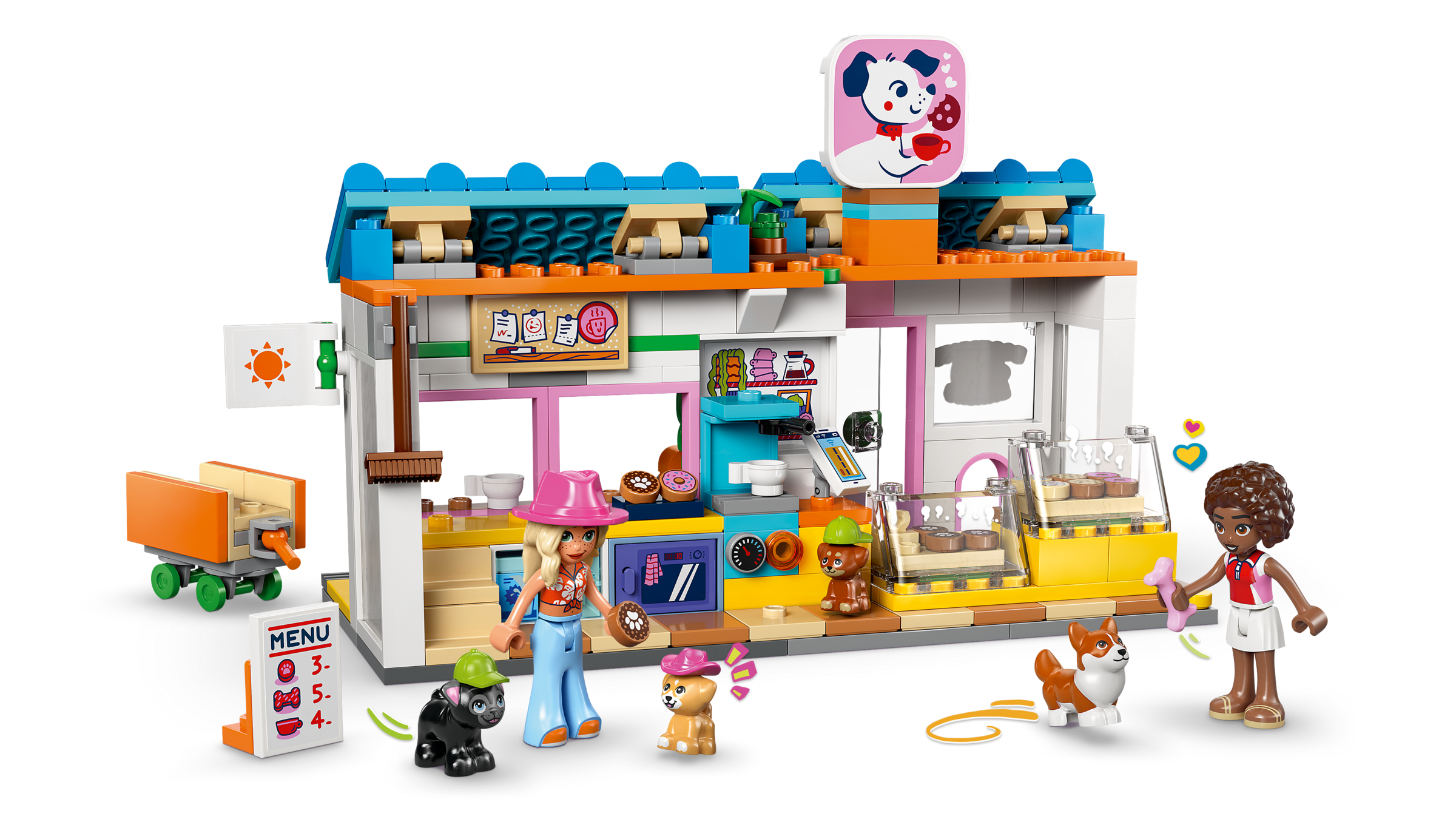 LEGO Friends Dog Treats Bakery building set 278 pieces - British product
