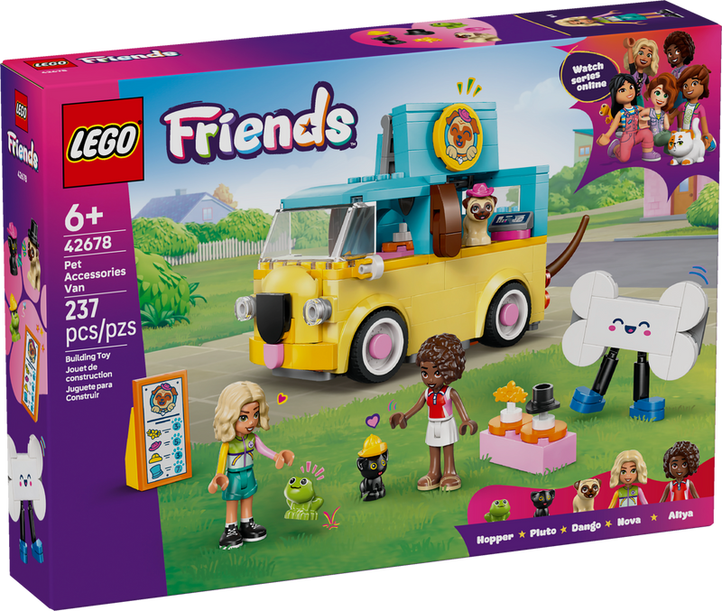 LEGO Friends Pet Accessories Van toy set, imported from the UK