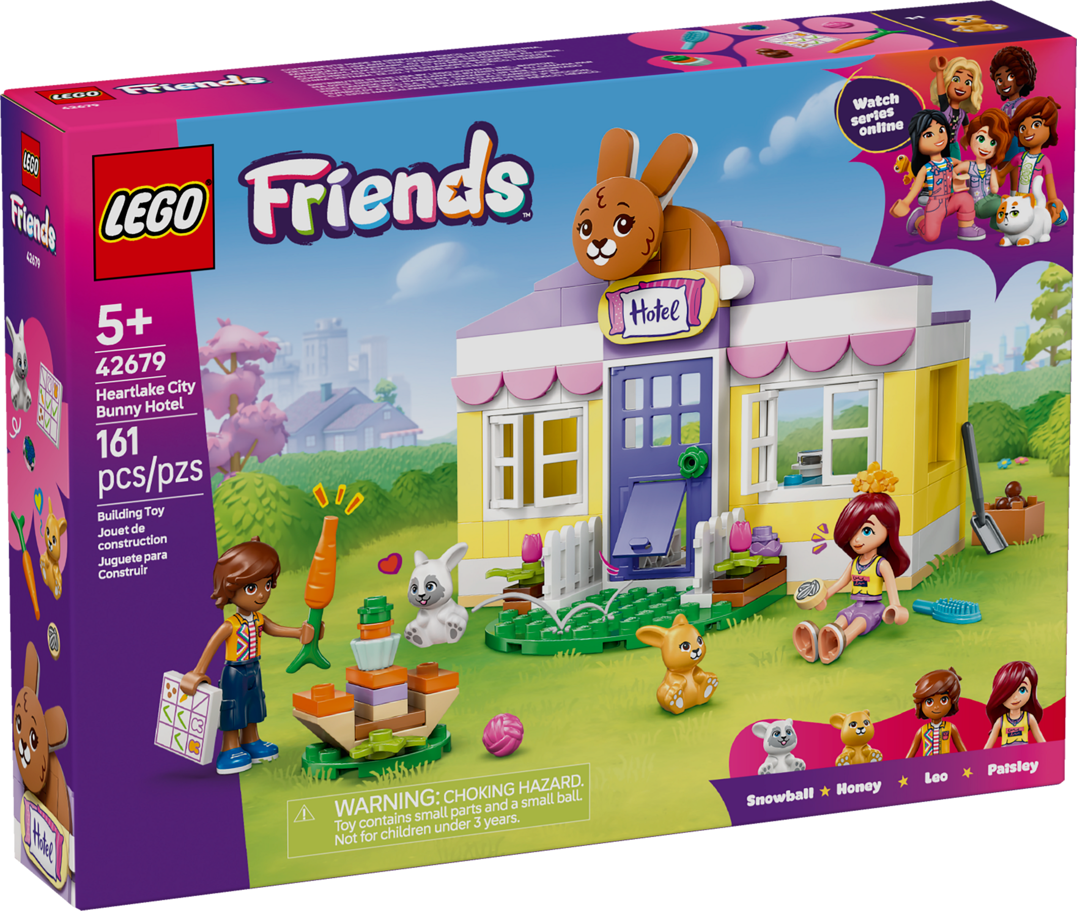 LEGO Friends Heartlake City Bunny Hotel 161 pieces - British product