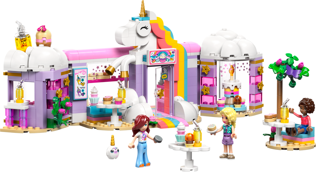 LEGO Friends Unicorn Dream Café playset 475 pieces (British brand)