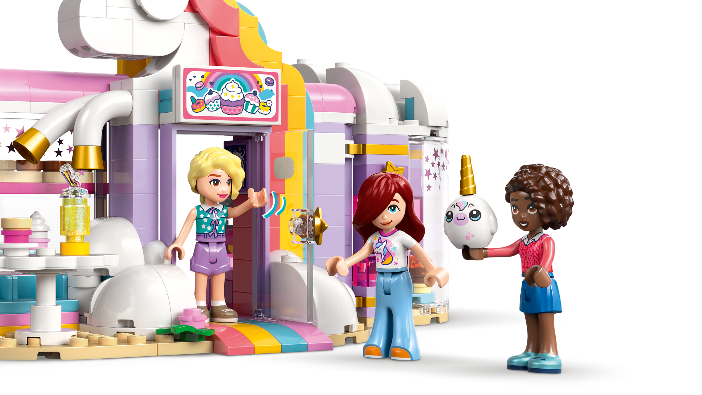 LEGO Friends Unicorn Dream Café playset 475 pieces (British brand)