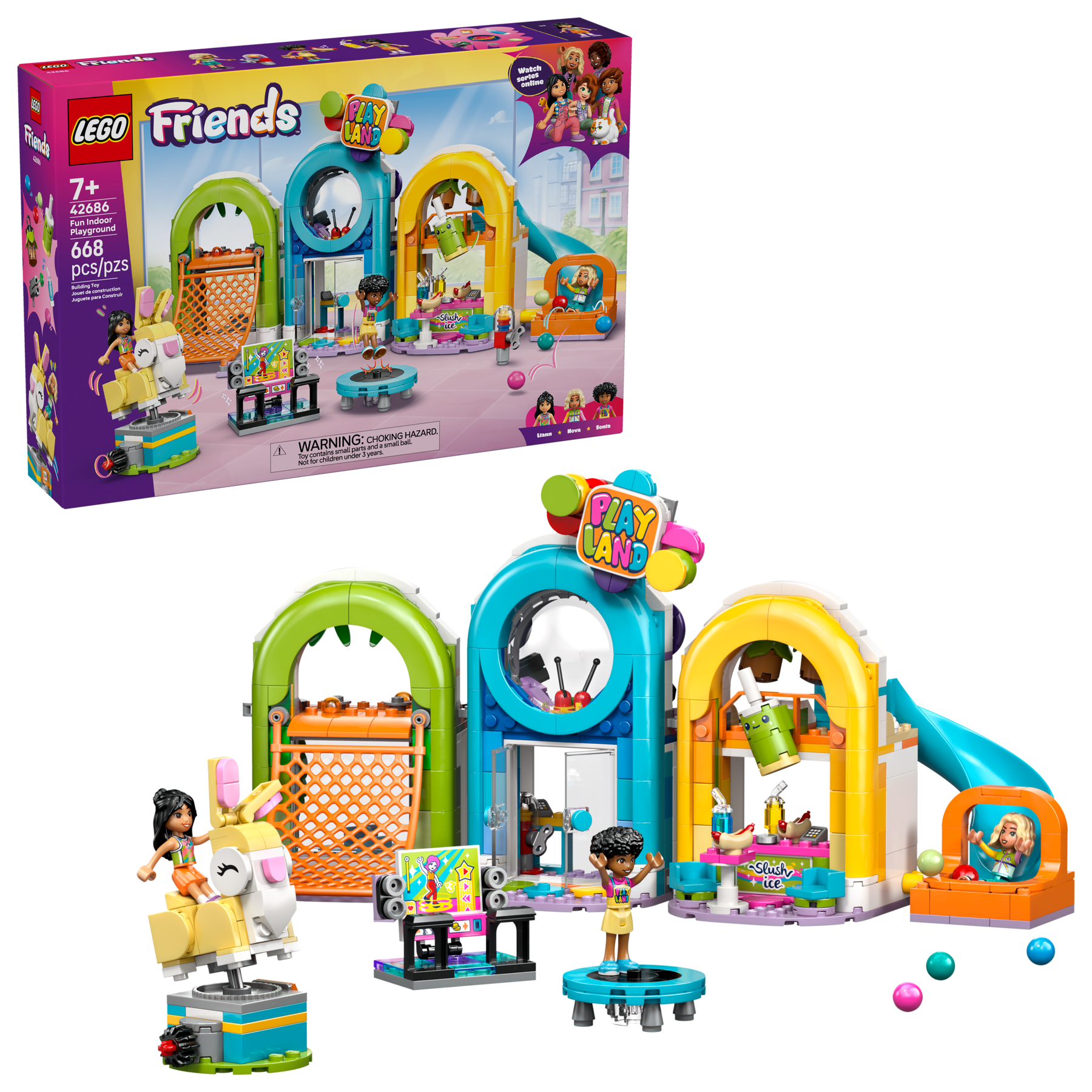 LEGO Friends Fun Indoor Playground set 42686, UK version