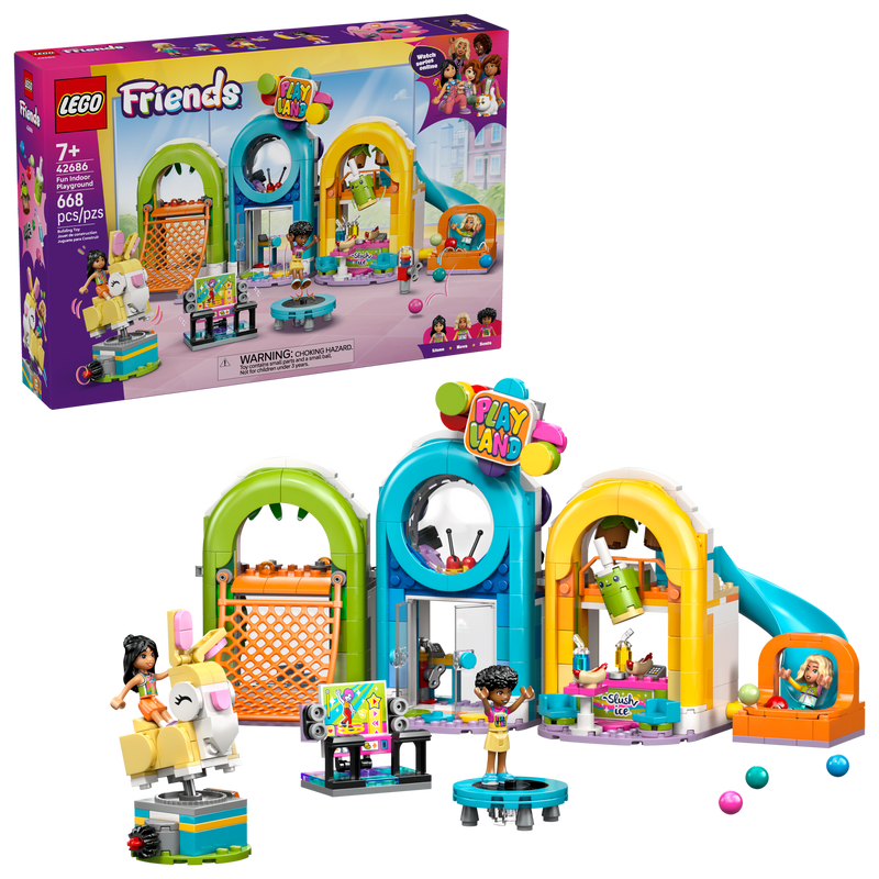 LEGO Friends Fun Indoor Playground set 42686, UK version