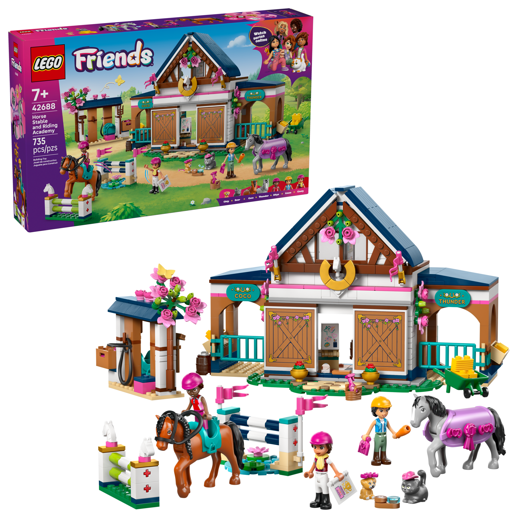 LEGO Horse Stable Riding Academy 735 pieces - British product