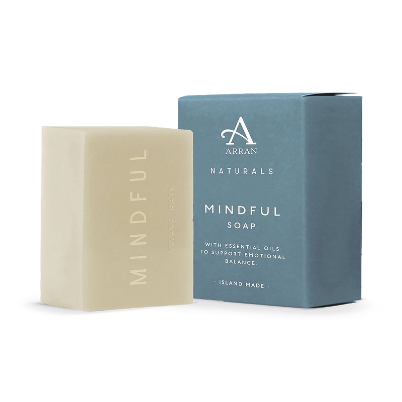 ARRAN Naturals lemon and patchouli soap 150g, imported from the UK