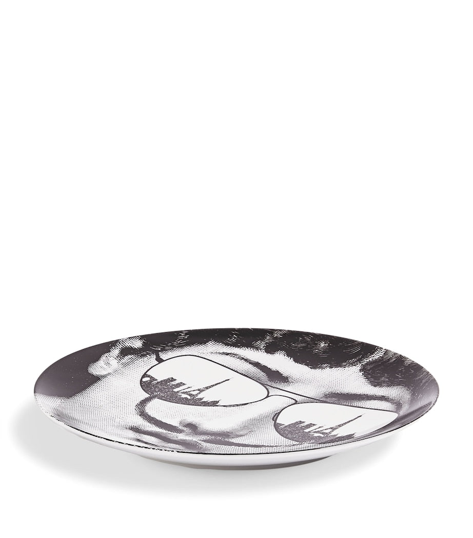 Fornasetti Tema e Variazioni wall plate No. 373 26cm ceramic, UK version