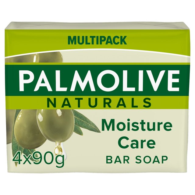 Palmolive Naturals Moisture with Olive Soap Bar   4 x 90g GOODS M&S   