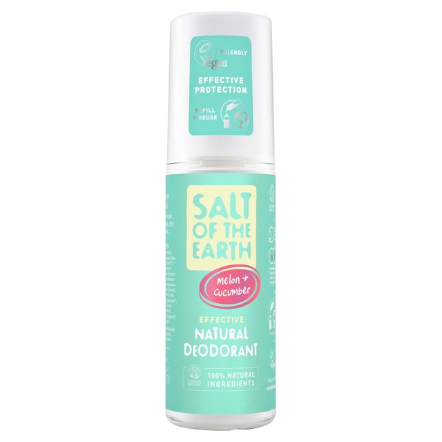 Salt of the Earth Melon & Cucumber Natural Deodorant Spray   100ml GOODS M&S   