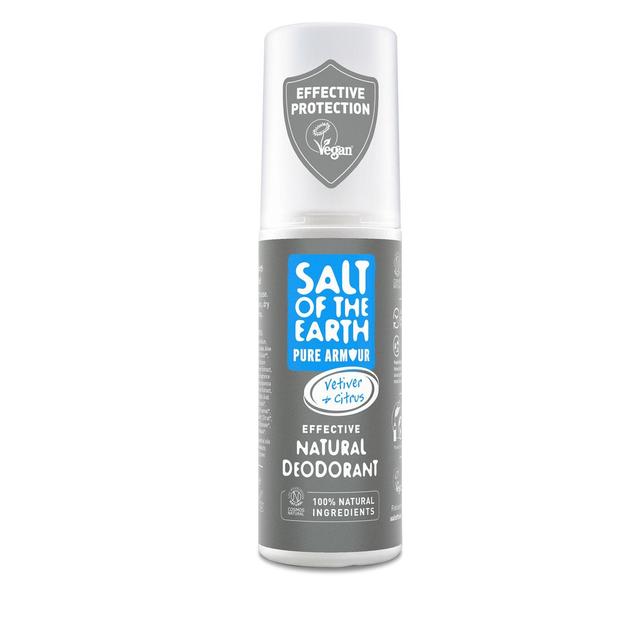 Salt of the Earth Pure Armour Explorer Natural Deodorant Spray   100ml GOODS M&S   