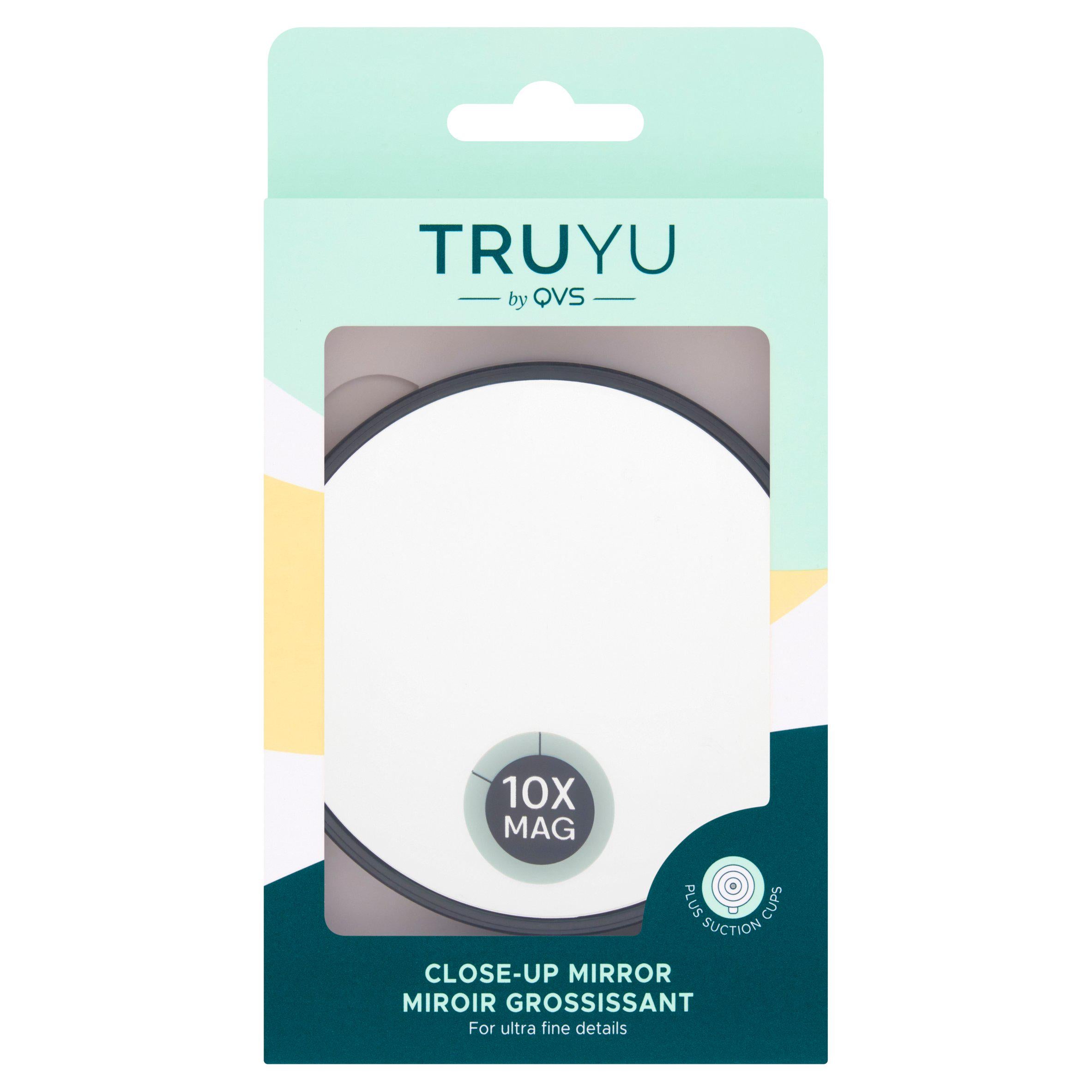 Truyu by QVS 10x Magnification Mirror Make up brushes & tools Sainsburys   