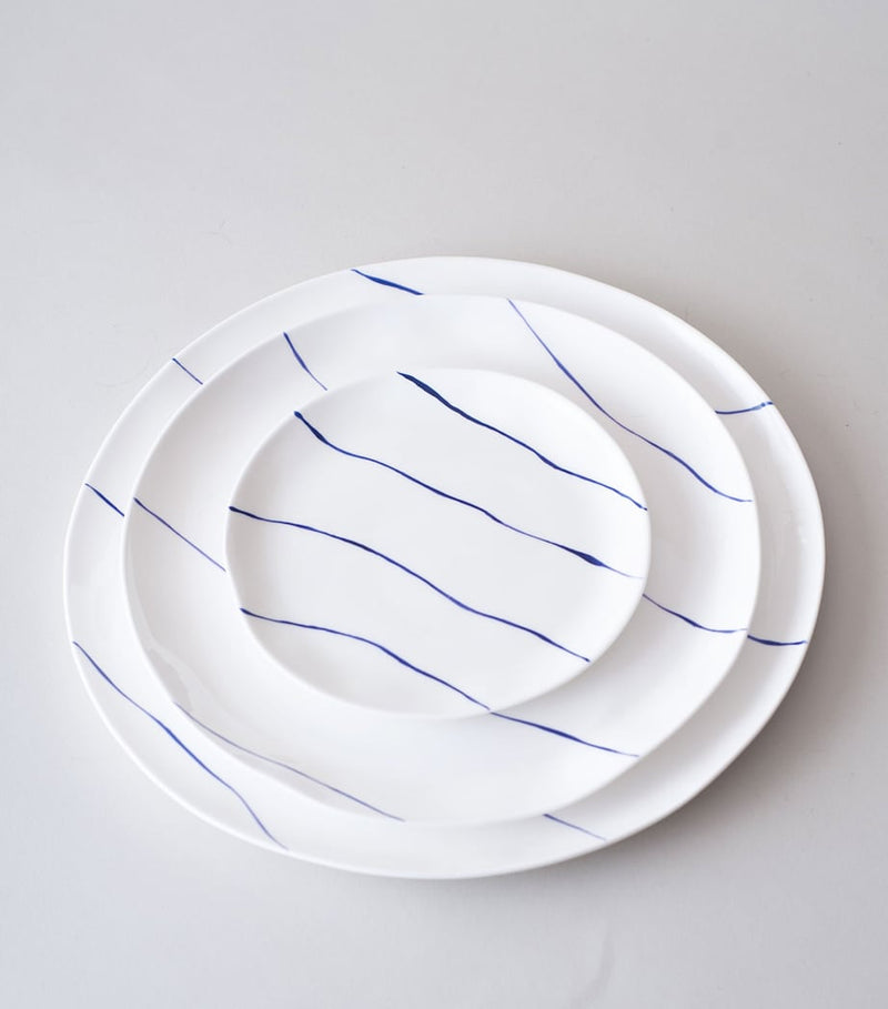 FELDSPAR Stripe dinner plate 28.5cm - British product