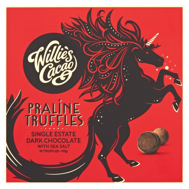 Willie's Cacao Dark Praline Truffles   110g GOODS M&S   