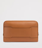 Aviteur leather trolley-sleeve laptop case - British product