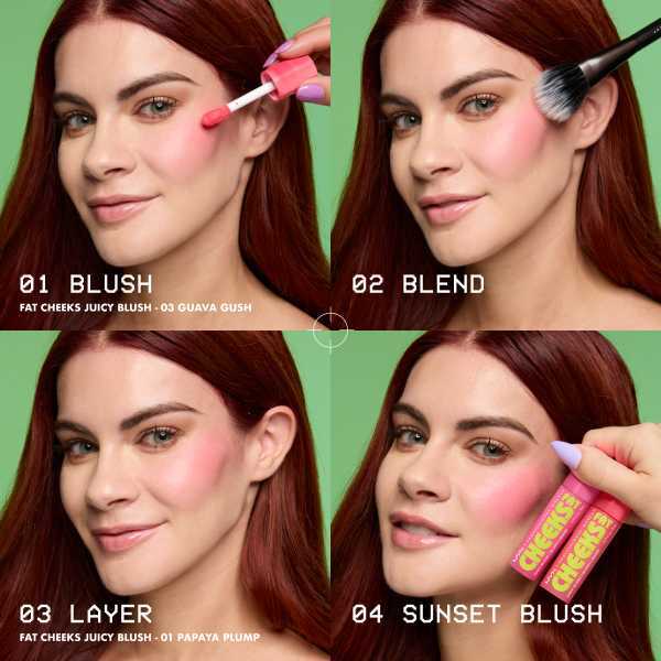 NYX Professional Makeup liquid blush Bouncin Berry, imported from the UK